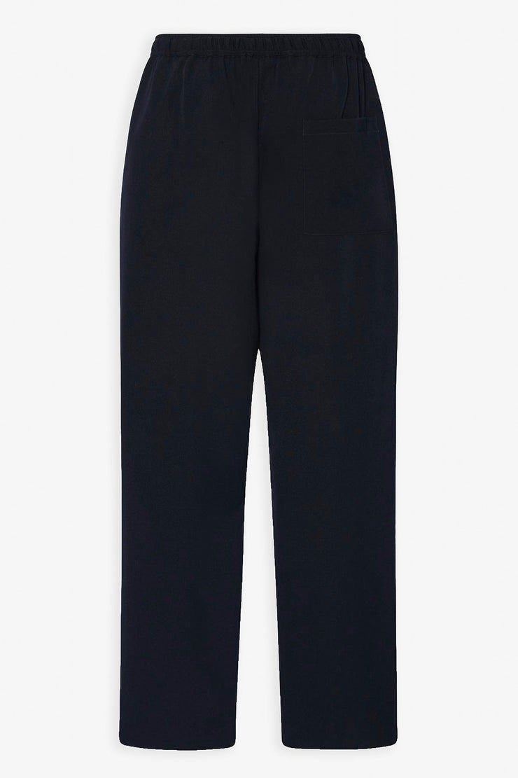 Orieno dark navy wool pants