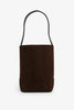 Small N/S Park dark brown tote bag