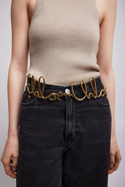 Chloé Iconic double chain belt
