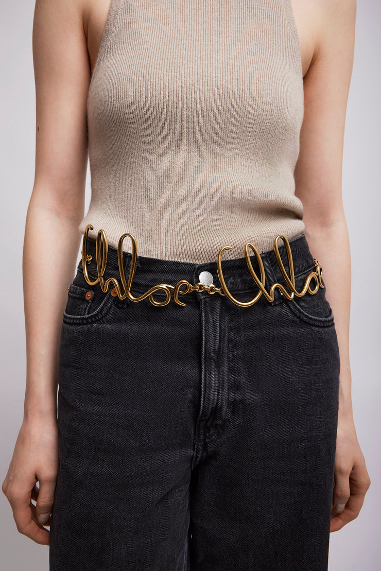 Chloé Iconic double chain belt