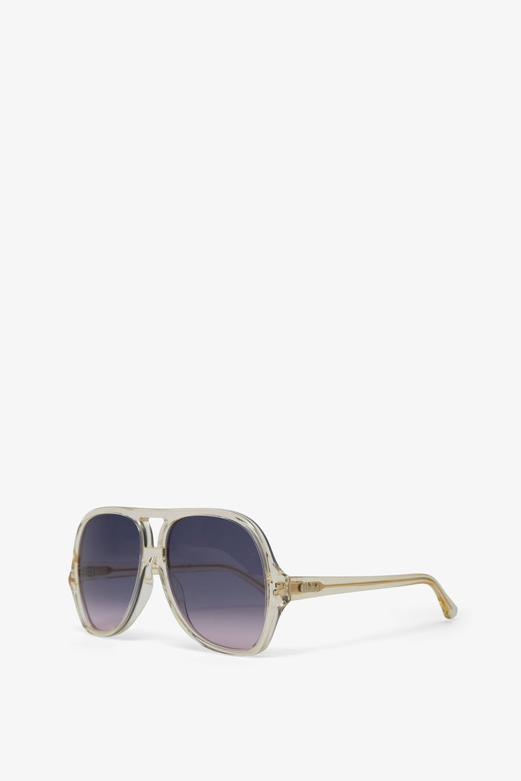 salome yellow sunglasses