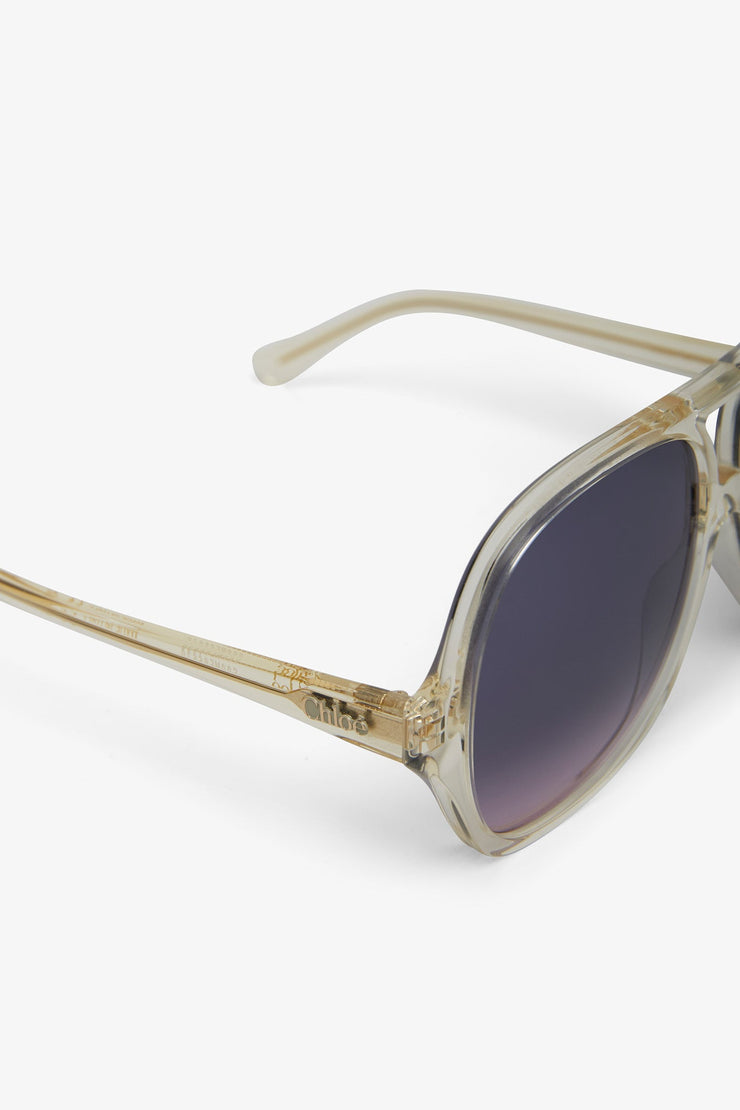 salome yellow sunglasses