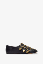 Susan black flats