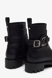 Dianouchette black leather boots