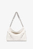 Voyou medium white chain bag