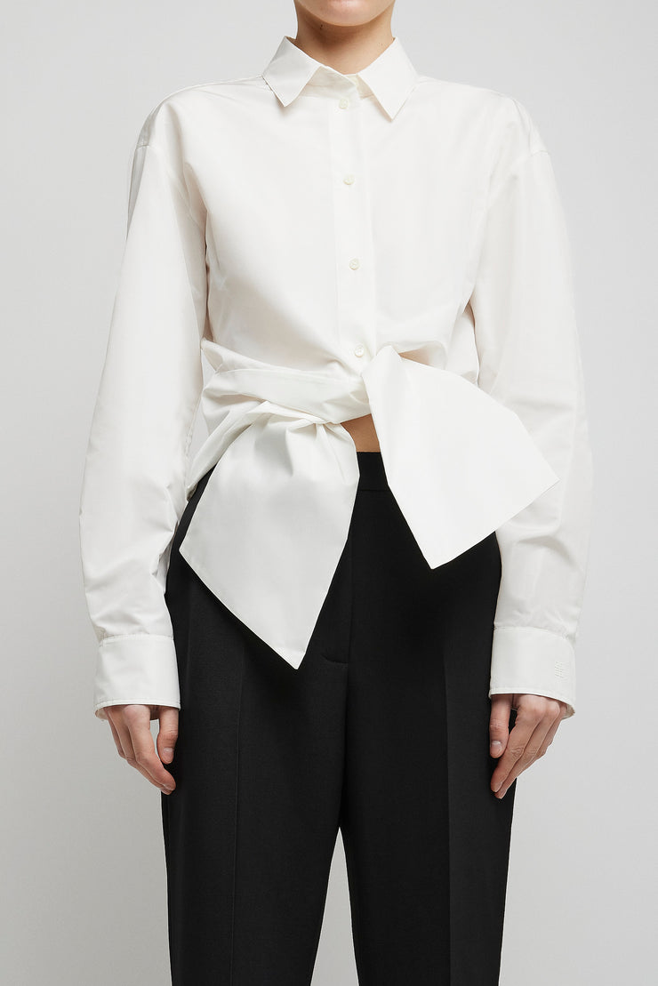 Wrap bow shirt