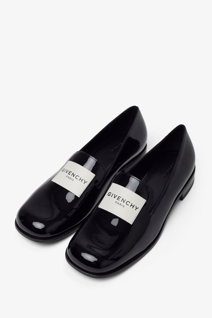 Tux black patent loafers