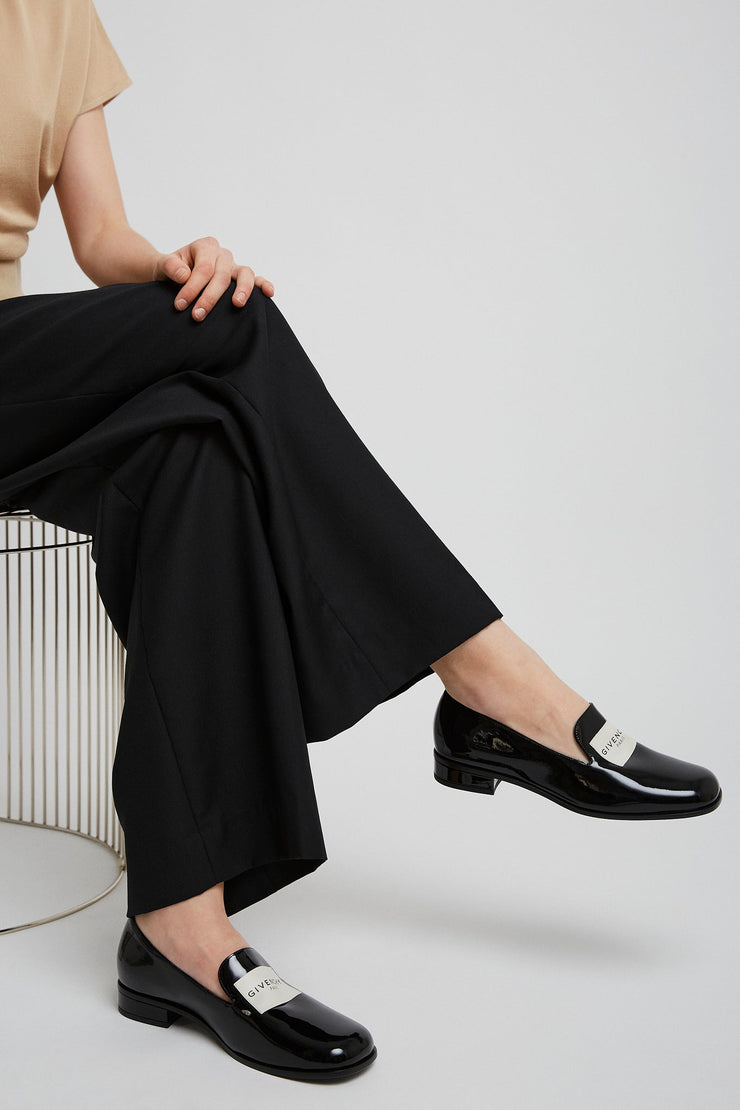 Tux black patent loafers