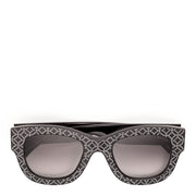 Black square stud sunglasses