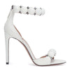 White leather Bomb Sandals