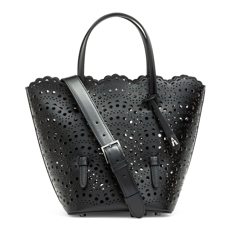 Nicole Zip black bucket bag