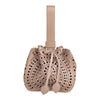 Rose-Marie Mini light beige laser-cut bucket bag