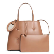 Mina 32 sahara leather tote bag