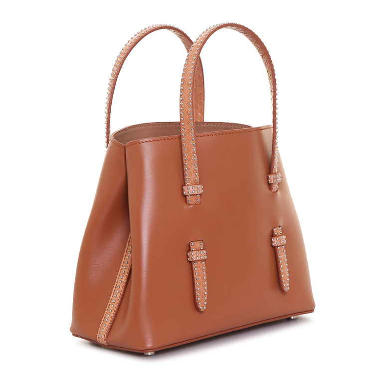 Mina Mini tan tote