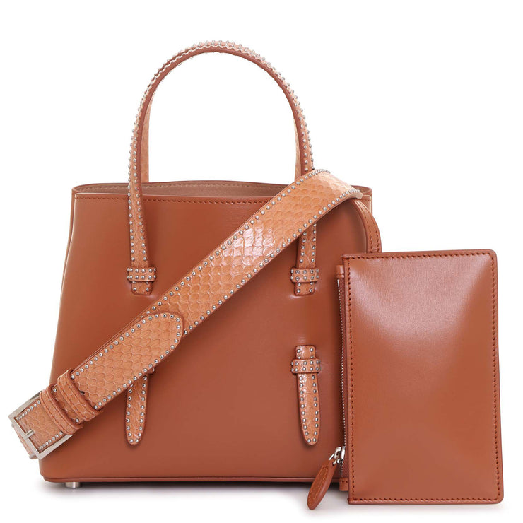 Mina Mini tan tote