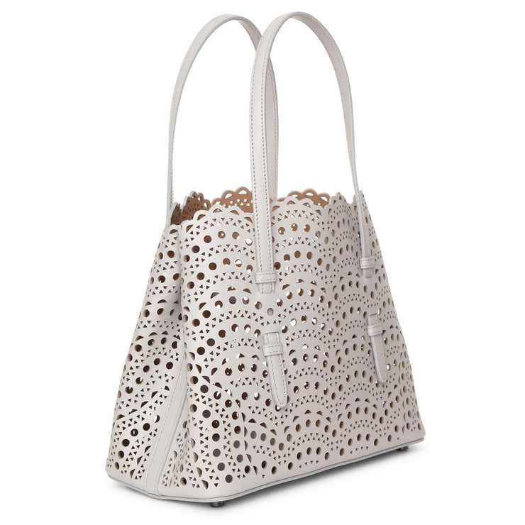 Mina Small light grey tote bag