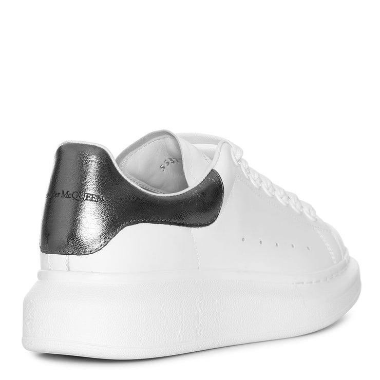 White and black pearl classic sneakers