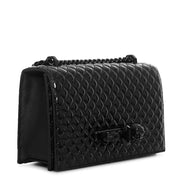 Jewelled Satchel quilted patent bag
