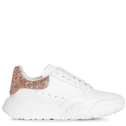 Court rose glitter sneakers