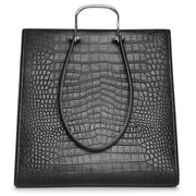 The Tall Story embossed leather tote bag