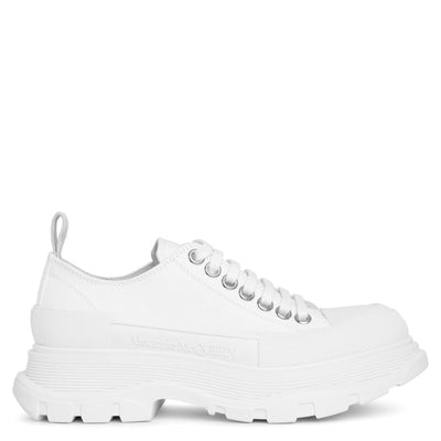 Tread slick white low top