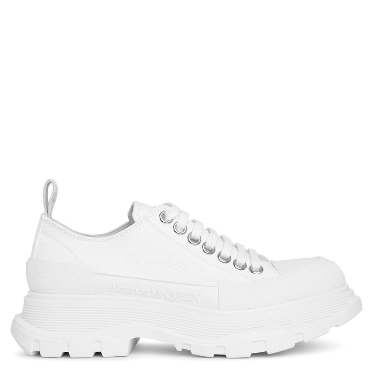 Tread slick white low top