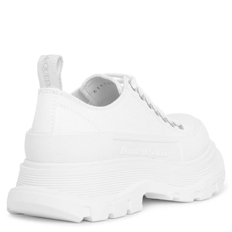 Tread slick white low top