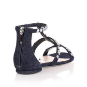 Garland Blue Denim flat sandal