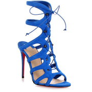 Amazoulo 100 blue suede sandal