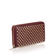 Panettone bordeaux spikes wallet