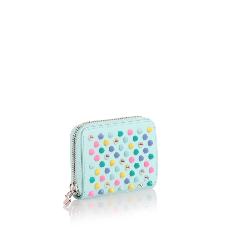 Panettone blue multi-spikes coin purse