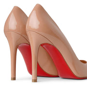 Pigalle 100 patent beige pump