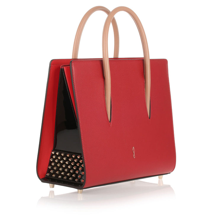 Paloma medium red leather bag