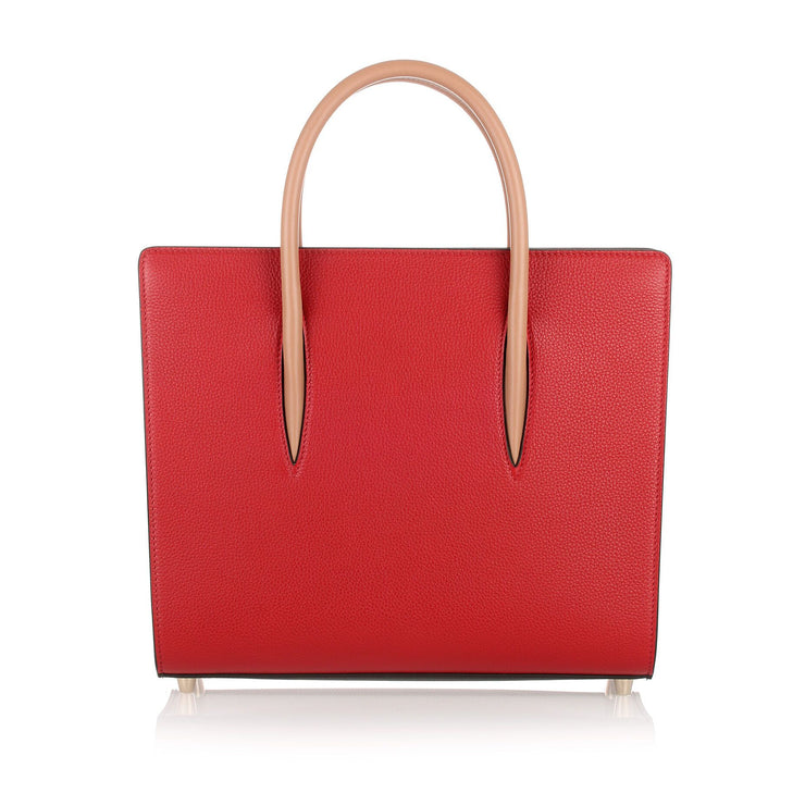 Paloma medium red leather bag