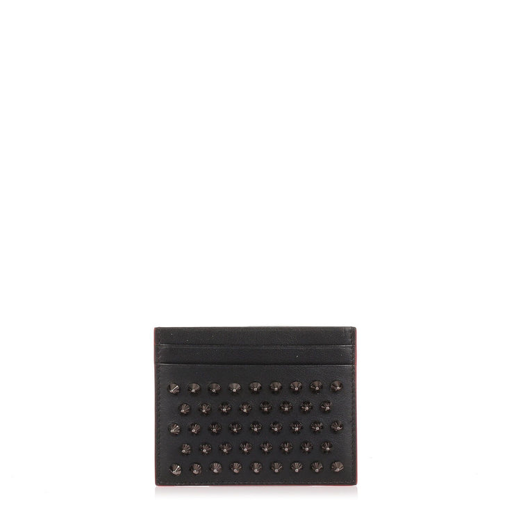 Kios black spikes card holder