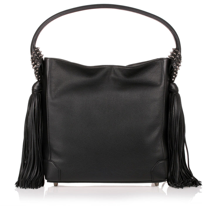 Eloise Hobo black leather bag