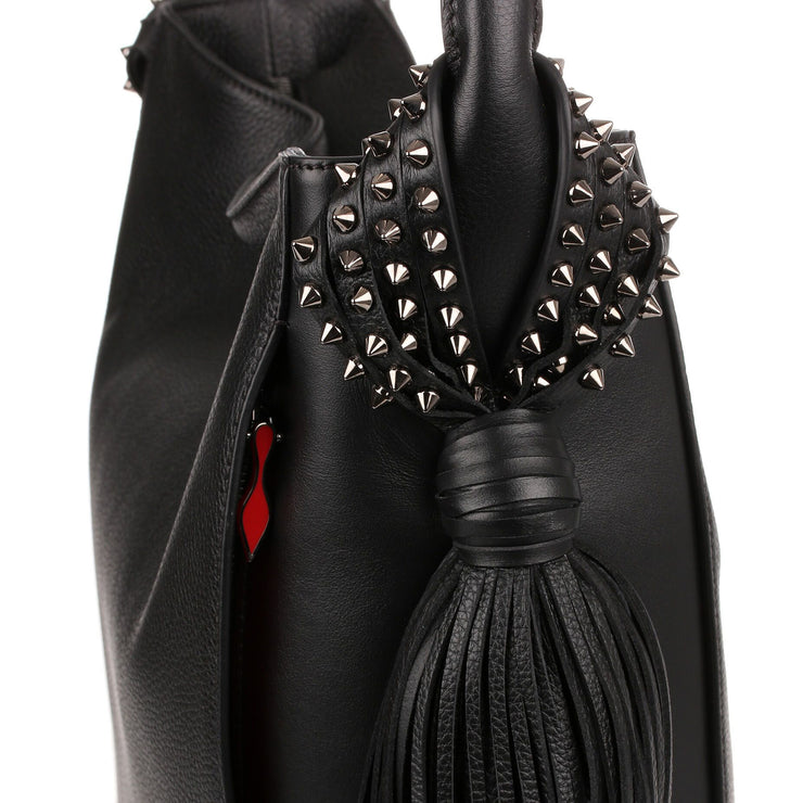 Eloise Hobo black leather bag