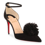 Tsarou 85 black suede pump