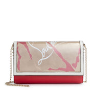 Paloma loubi kraft PVC clutch