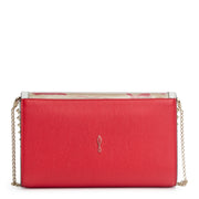 Paloma loubi kraft PVC clutch