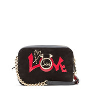 Rubylou Mini Black Suede And Leather Shoulder Bag