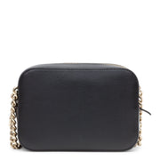 Rubylou Mini Black Suede And Leather Shoulder Bag