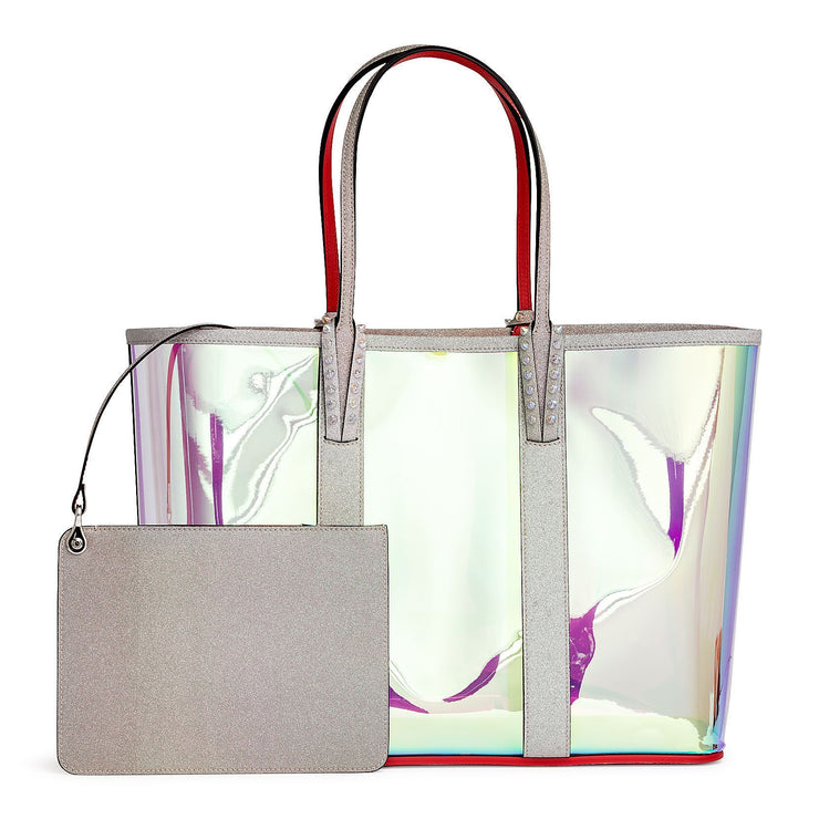 Cabata holographic vinyl and glitter tote