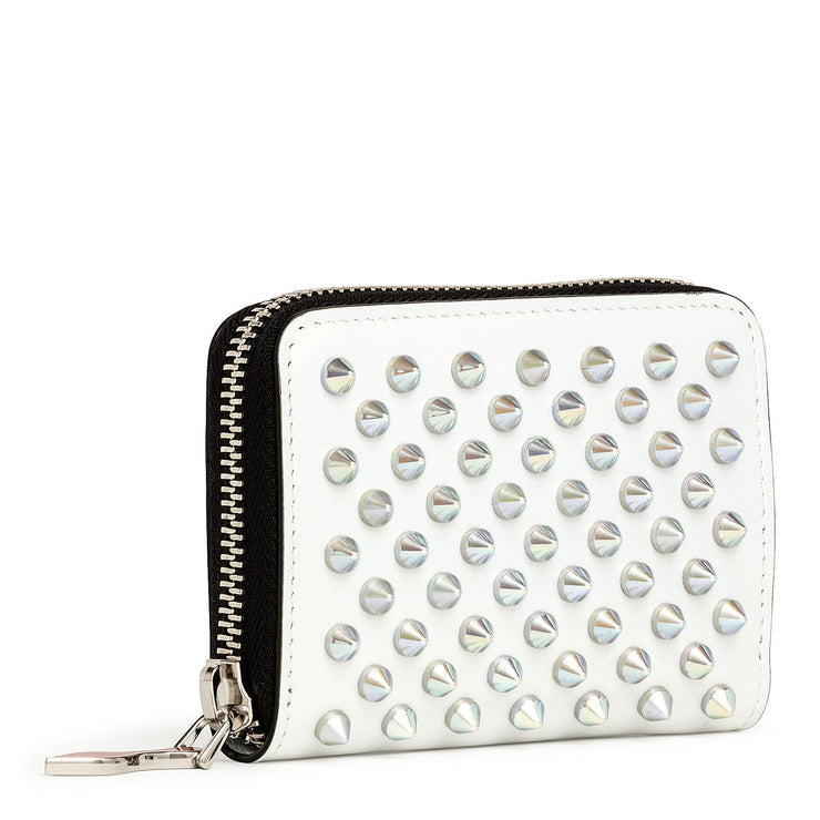 Panettone white leather coin purse