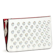 Credilou white leather card holder