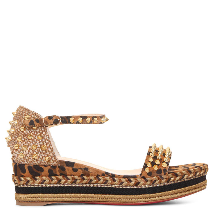 Madmonica 60 suede leopard espadrilles