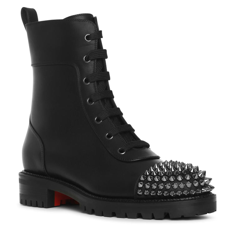 Ts Croc flat black ankle boots