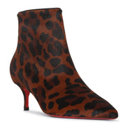 So Kate booty 55 leopard ankle boots