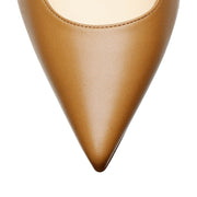 Kate 85 cafe creme leather pumps