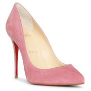 Pigalle Follies 100 pink suede pumps